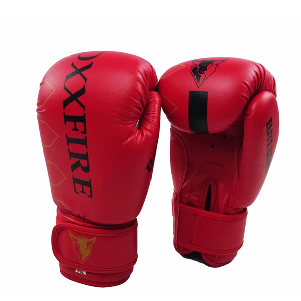 Перчатки бокс OXXFIRE ELITE CLUB  PVC, красный