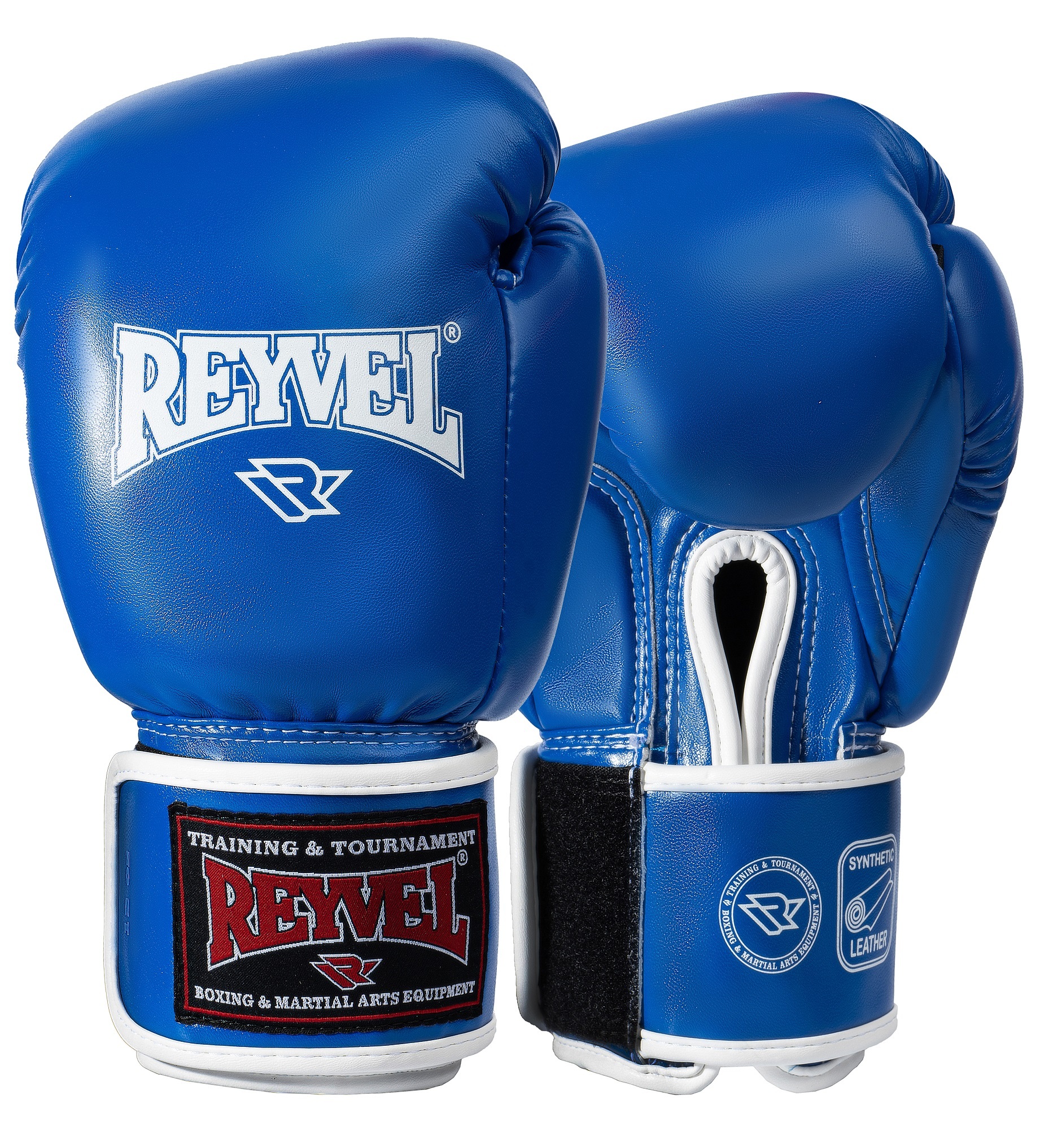Перчатки бокс Reyvel Begining, синий