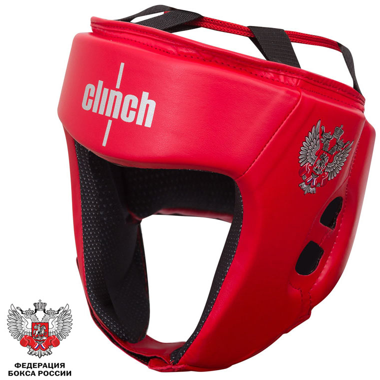 Шлем бокс Clinch Olimp красный