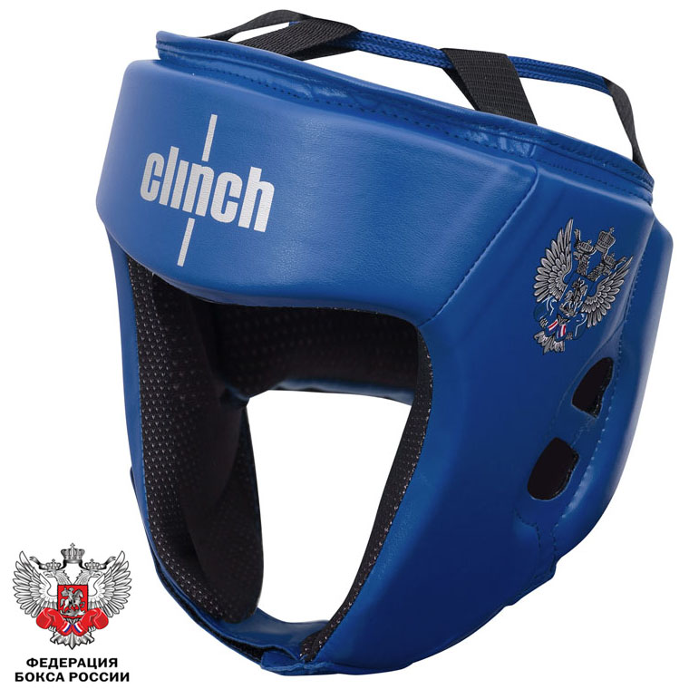 Шлем бокс Clinch Olimp синий