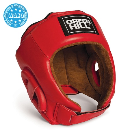 Шлем кикбоксинг GH BEST WAKO Apporoved HGB-4016w красный