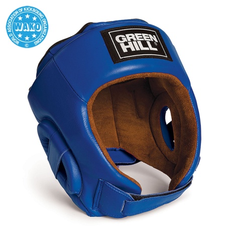 Шлем кикбоксинг GH BEST WAKO Apporoved HGB-4016w синий