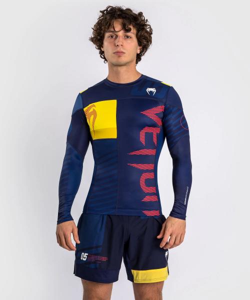 Рашгард Venum Sport 05 синий/желтый
